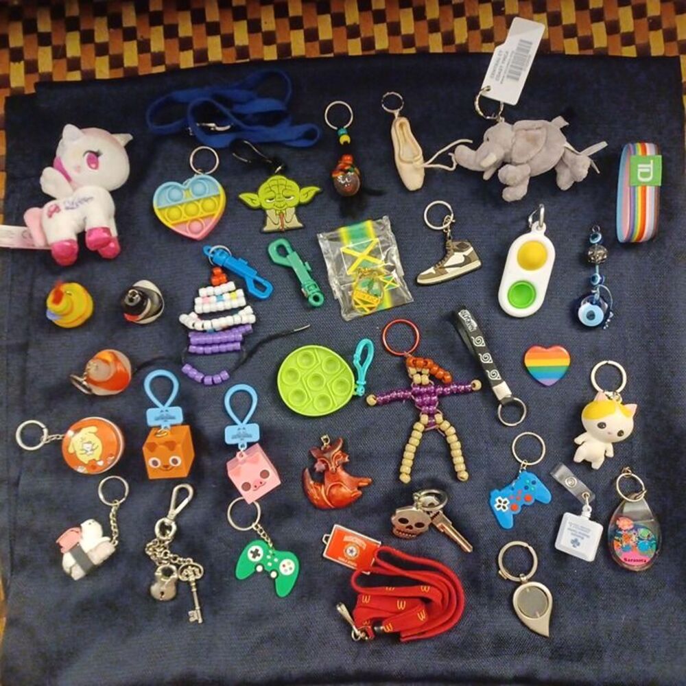 Keychain Lot Large set of various keychains